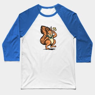 Kawaii Squirrel Baseball T-Shirt